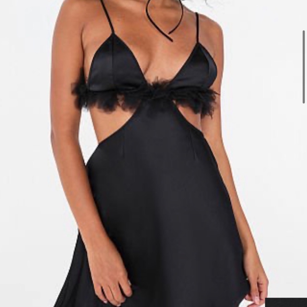 For Love and Lemons Black Mini Dress